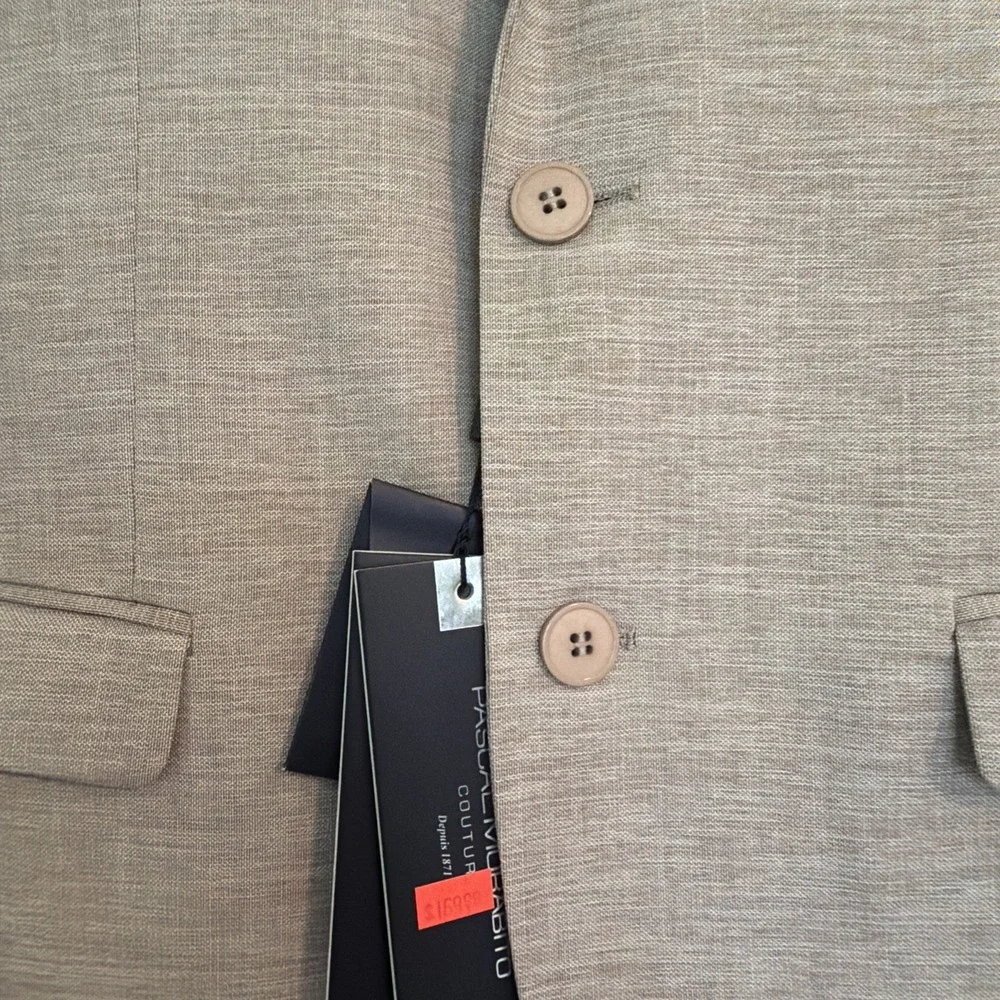 NWT PASCAL MORABITO COUTURE Sport Coat Jacket, Mens Blazer 40 US AND 48 IT Size